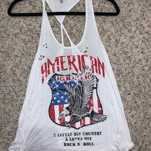Distressed Tank Top